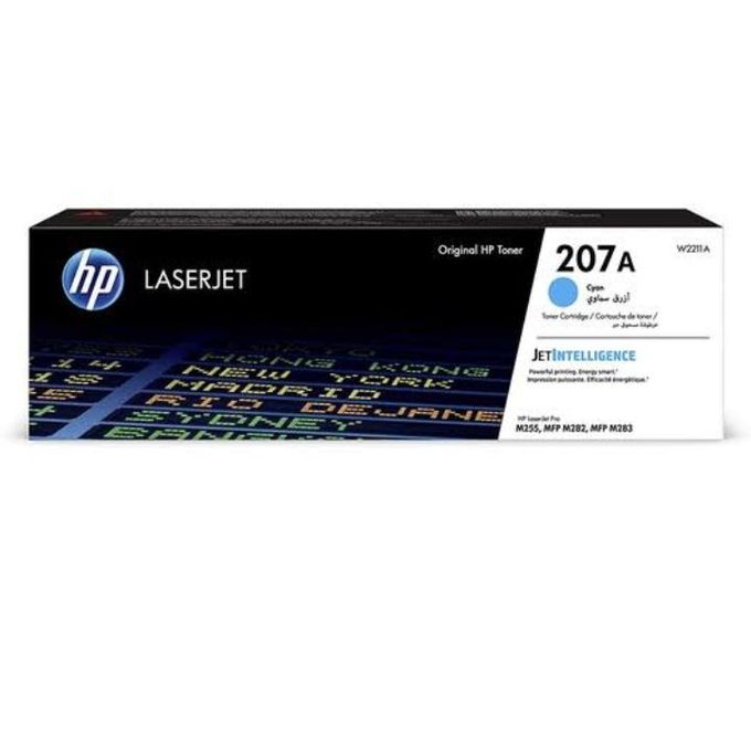 HP 207A Cyan LaserJet Toner Cartridge (W2211A)