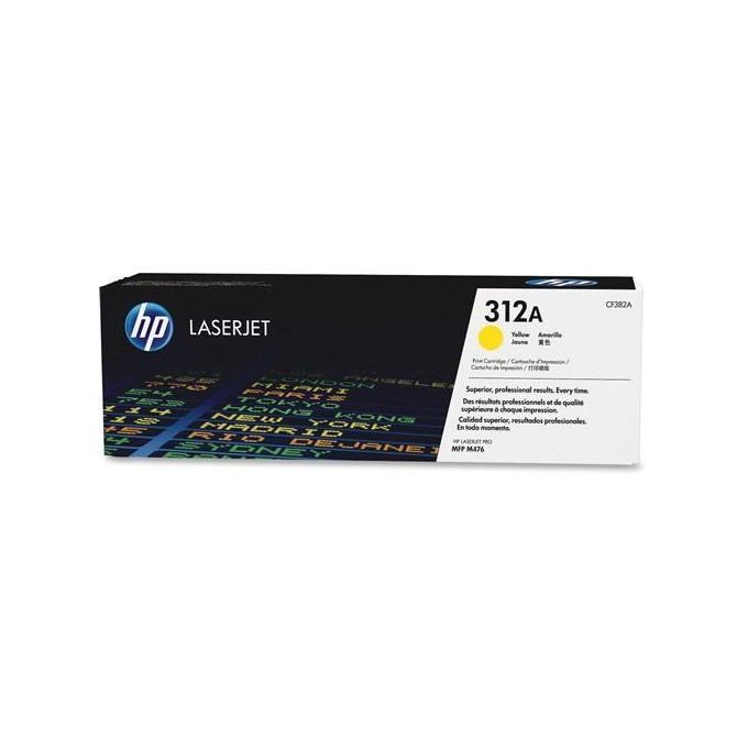 HP 312A Yellow LaserJet Toner Cartridge (CF382A)