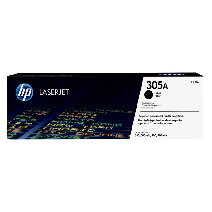 HP 305A Black LaserJet Toner Cartridge (CE410A)