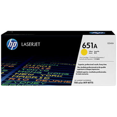 HP 651A Magenta  LaserJet Toner Cartridge (CE343A)