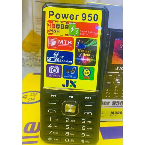 BRAND NEW !!!  JX POWER 950 (Powerhouse Feature Phone)JX Power 950 Feature Phone | 18000mAh Battery power bank feature, loud Bluetooth speaker & bright torch. ultimate powerhouse feature phone!