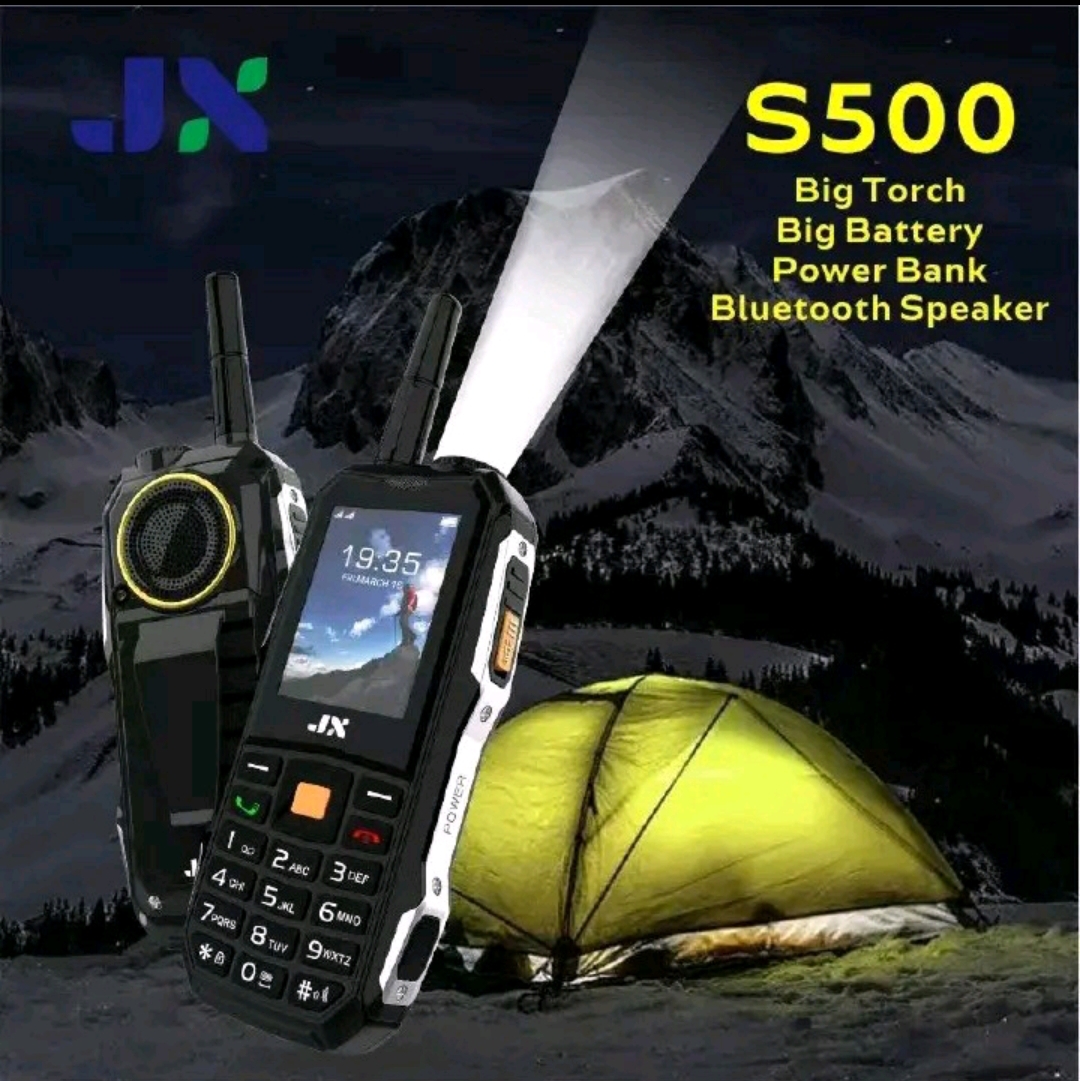 [NEW ARRIVAL!!]BRAND NEW JX S500 2.4 inch Display 7200mAh Buletooth Vibrator/Wireless FM/ MP3/MP4/Big Torch/ Auto callrecording/Power Bank Cell Feature Phone