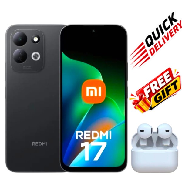 Redmi 17 4G by XIAOMI Smartphone 128GB/256GB ROM  8GB RAM 6.9" 120Hz Display, 7500mAh Battery, 50MP AI Camera, 45W Fast Charging, IP65) Brand: Redmi | Similar products from Redmi