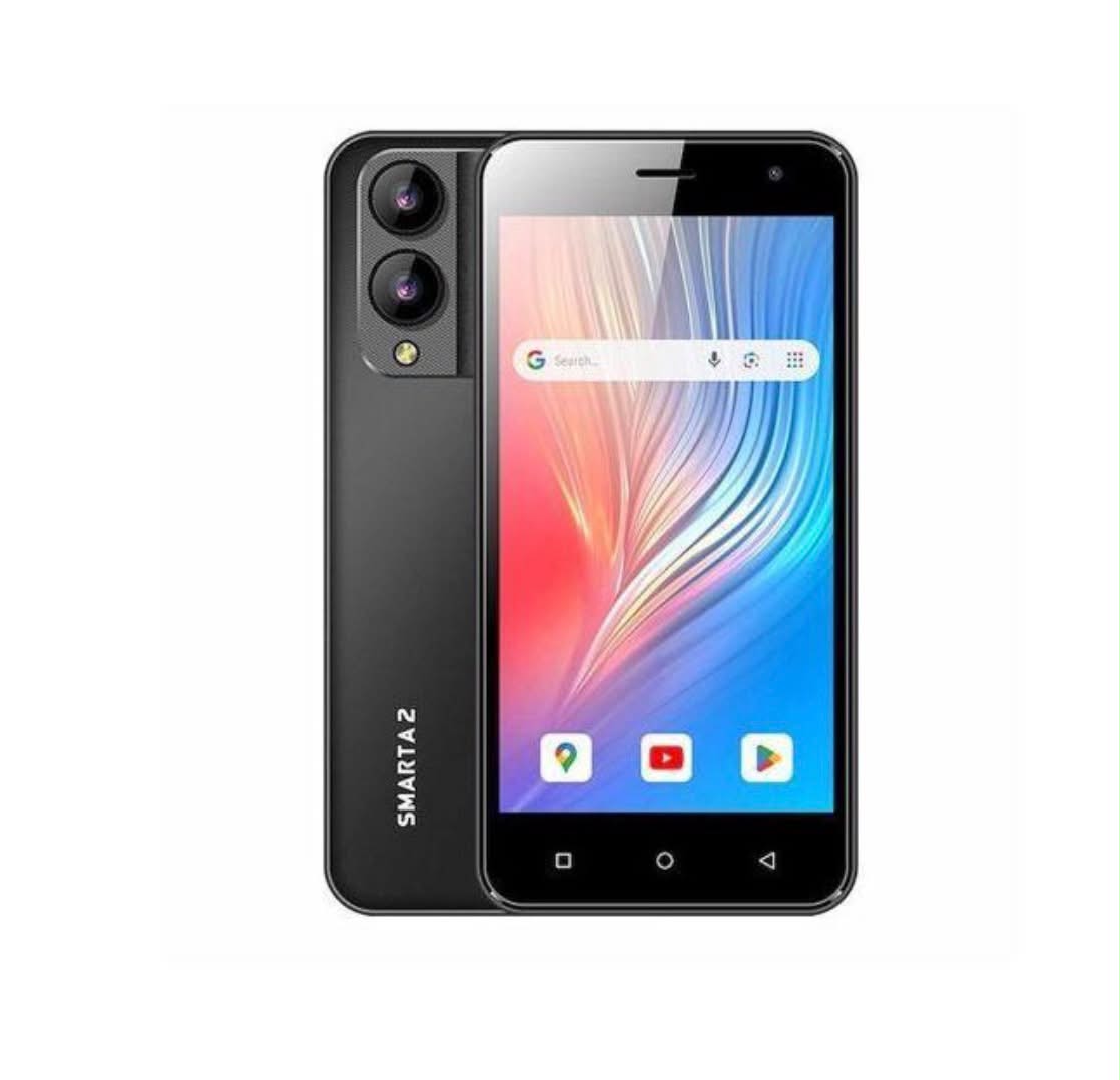 Neona smarta 2 ,4g network,32gb with 2ram ,dual sim support,,8mp rear camera 
 2mo front camera,3300mah capacity battery 🔋🔋 
Support fast charging power,5.0 inch screen display