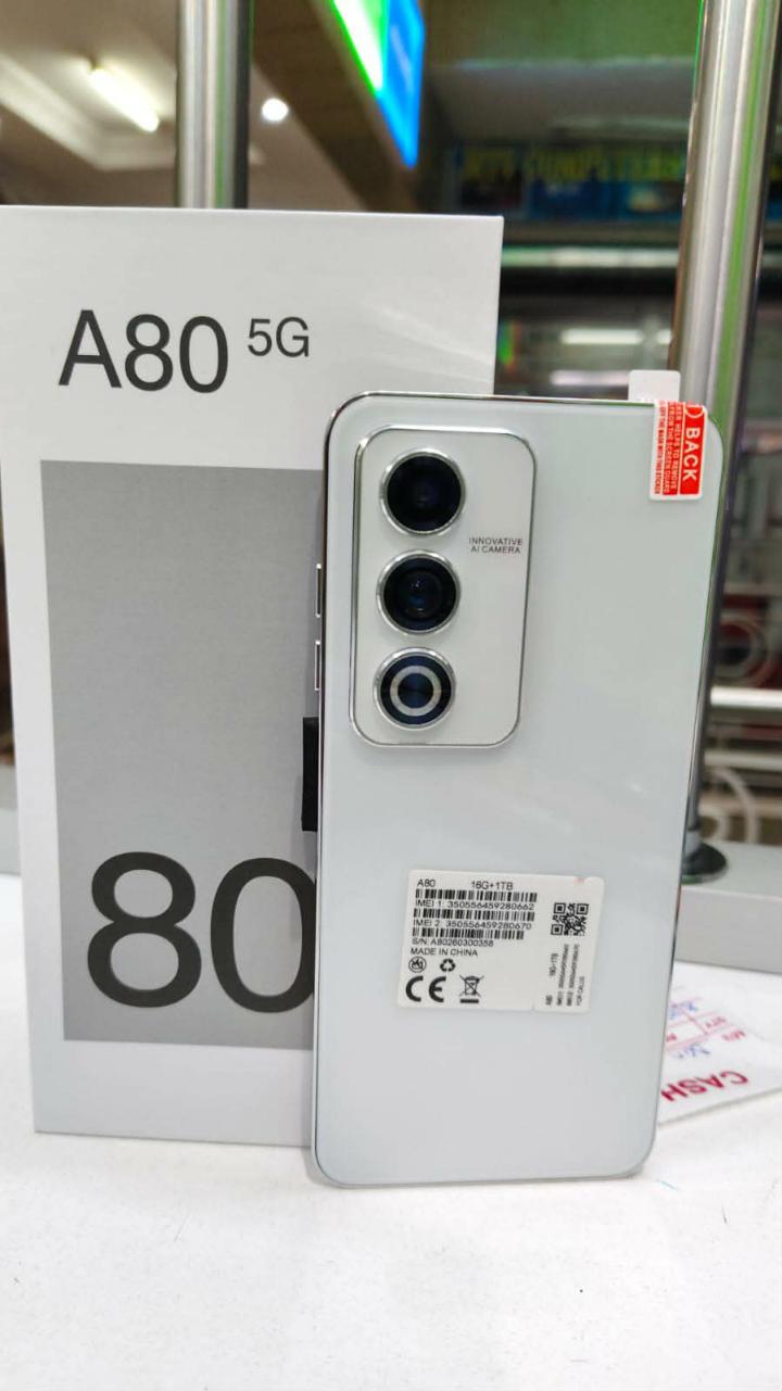 Corn A80 5gb ,5000mah!! battery capacity 50mp camera,,32 mp front camera  type C charger,  free phone cover,