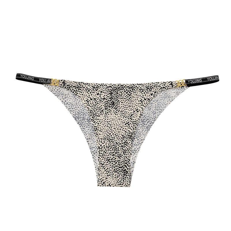 Women Sexy Leopard Print Panties for Ladies Soft Breathable Low Waist Thong Comfortable Stretch Underwear Seamless G-String Lingerie 6 Colors Kenya Fashion