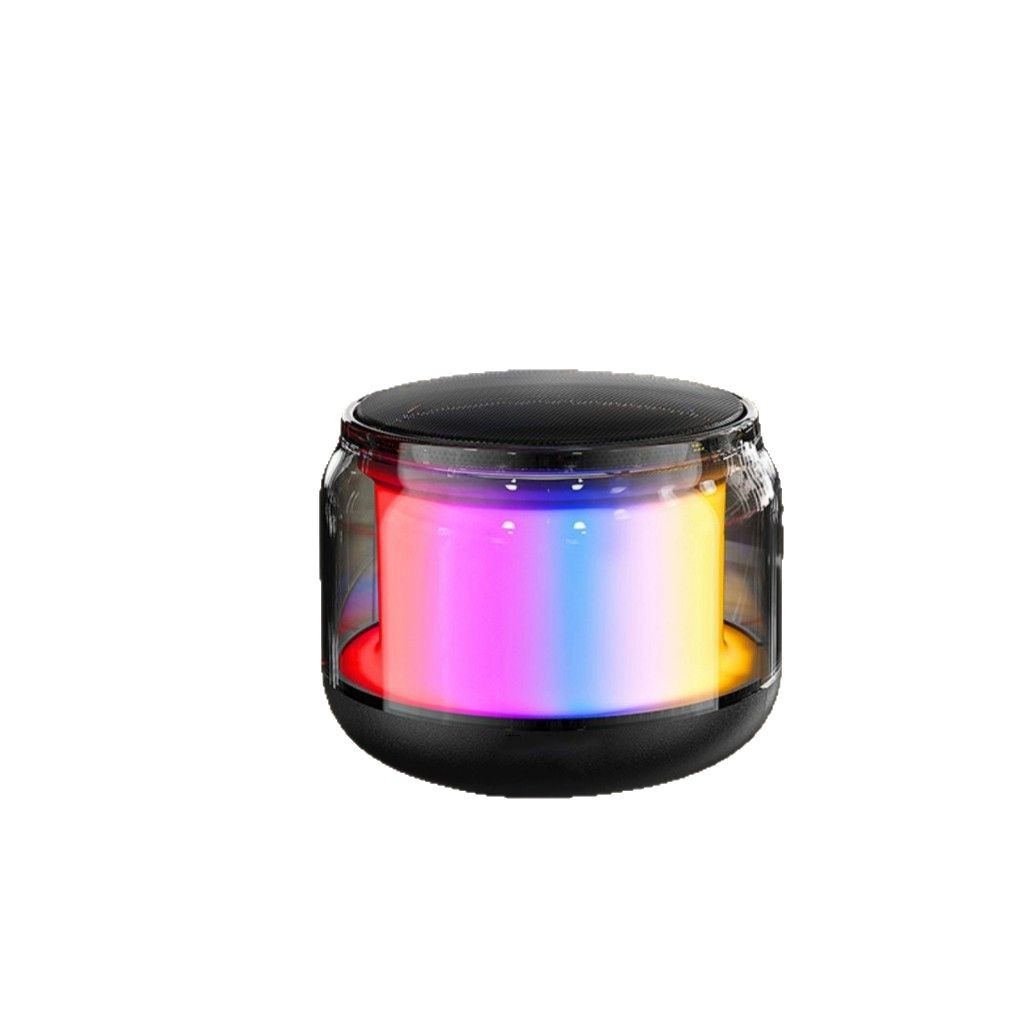 RGB LED Bluetooth Speaker Portable Mini Wireless Speaker With 360° Surround Sound, TWS Stereo Pairing, Hands-Free Call, Long Battery Life, Colorful Light Music Speaker for Home Party Gift