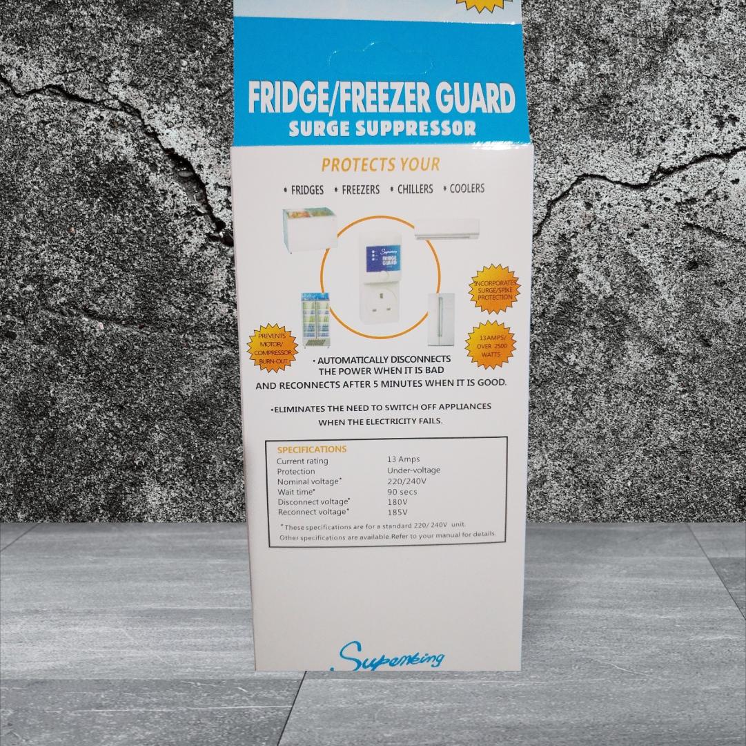 NEW ARRIVAL Fridge Guard 13A protector Superking Fridge Guard Low Voltage Stabilizer Surge Protector Voltage Protector for Home Appliances Tv GuardTV/DVD Guard