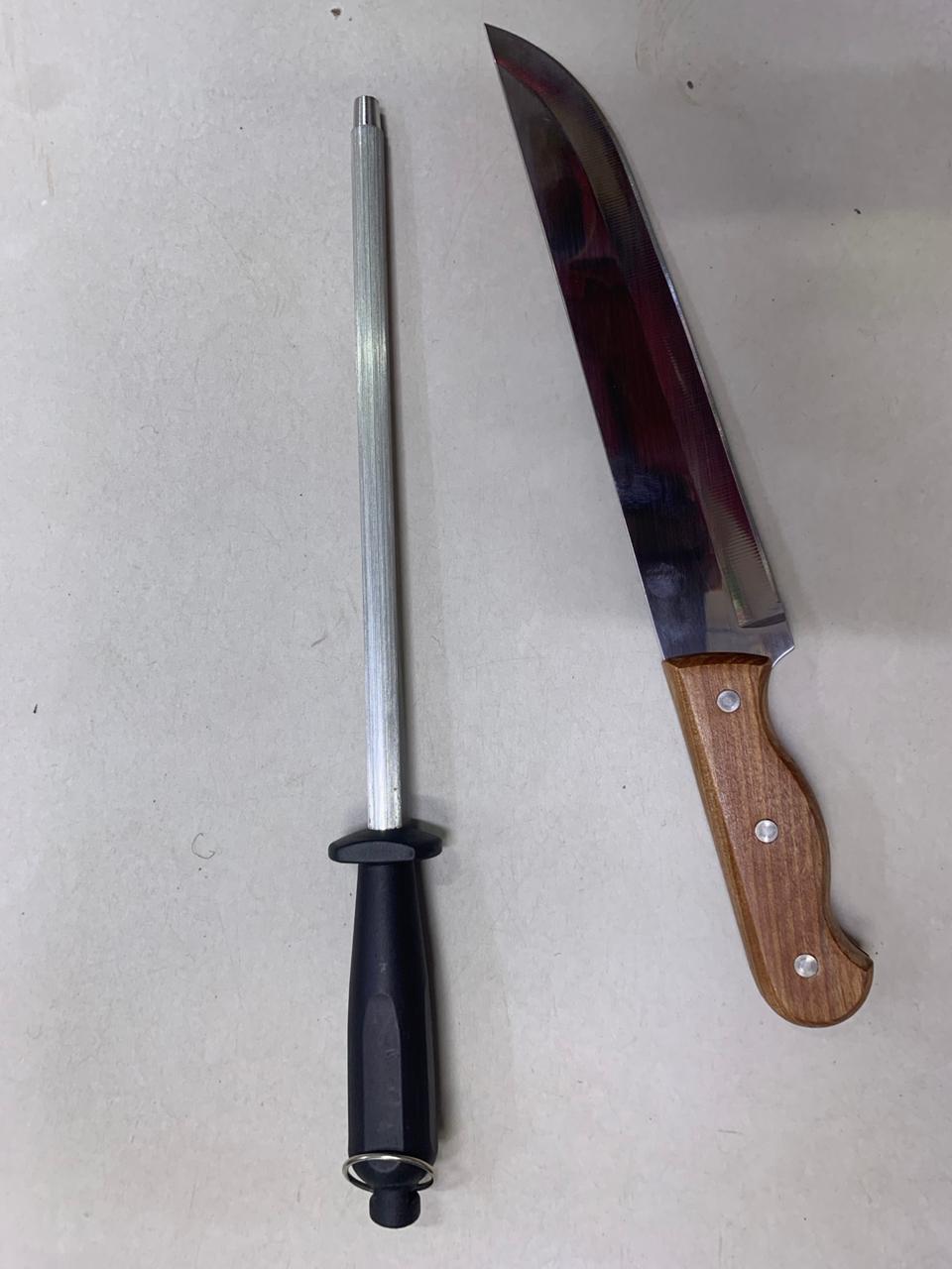 Knife sharpener, Comfortable ergonomic, non-slip handle, Easy to use for regular knife maintenance, Suitable for home kitchens, restaurants, and outdoor use. Durable, long-lasting construction........