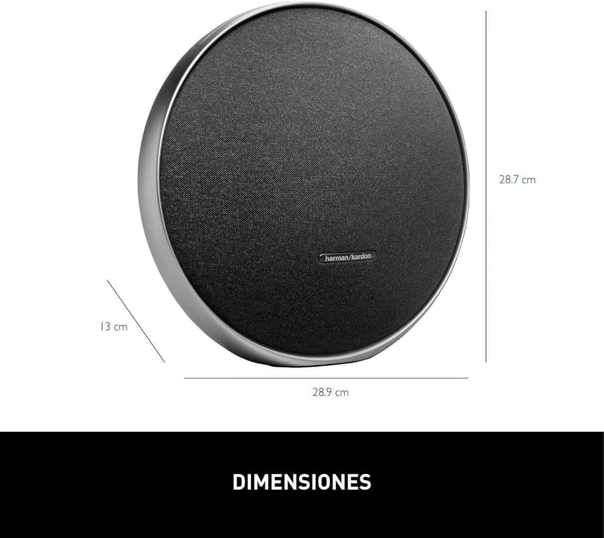 Harman Kardon Onyx Studio 9 - Portable Stereo Bluetooth Home Speaker with Built-in Battery and USB Charging, self-Tuning, and Multi-Speaker Connection by Auracast