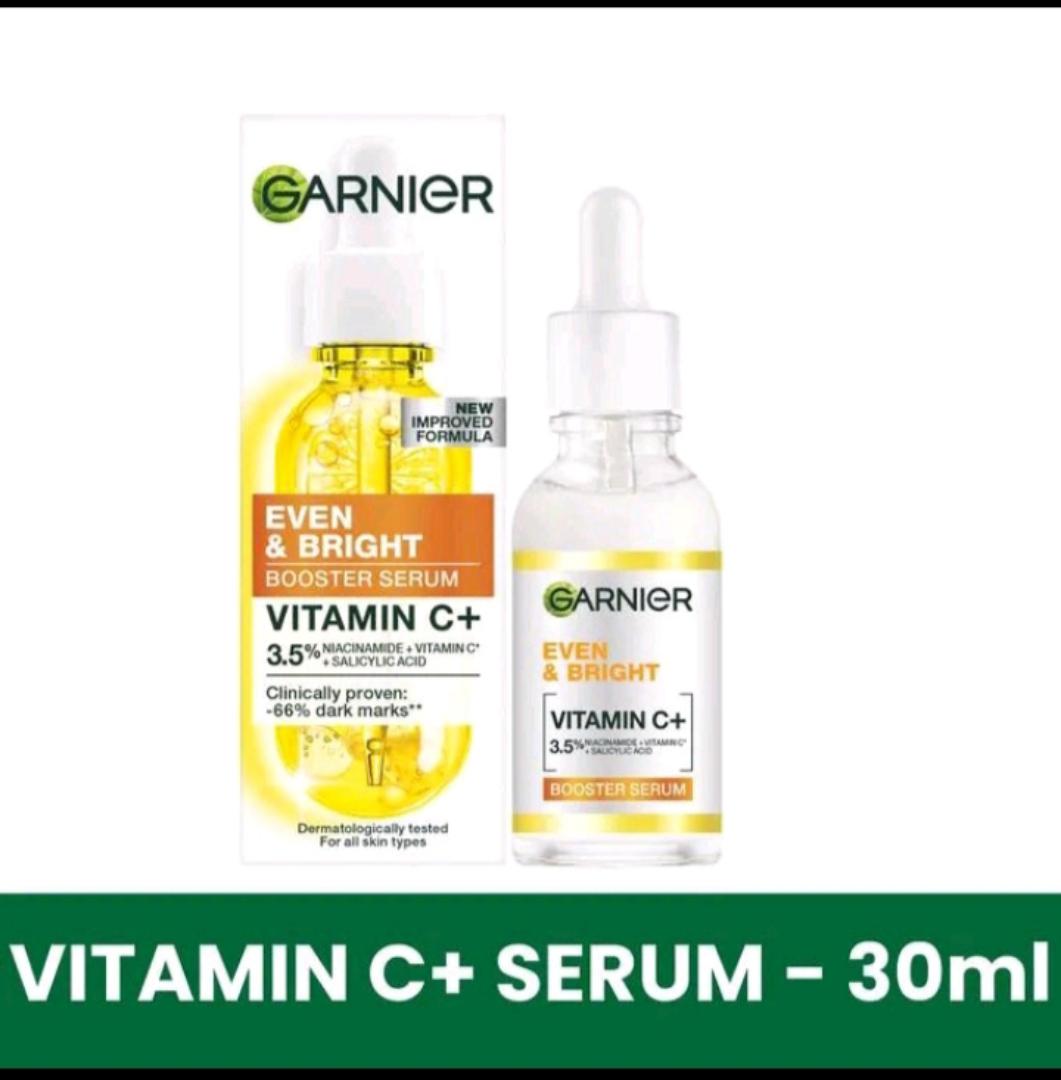 Garnier Even & Bright Booster Serum Vitamin c+ With Niacinamide+Salicylic Acid