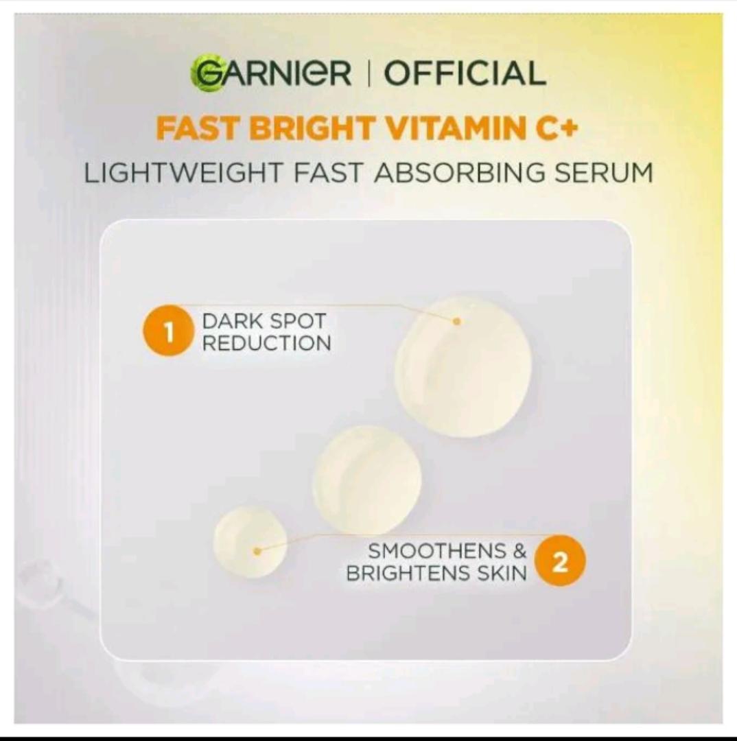 Garnier Even & Bright Booster Serum Vitamin c+ With Niacinamide+Salicylic Acid