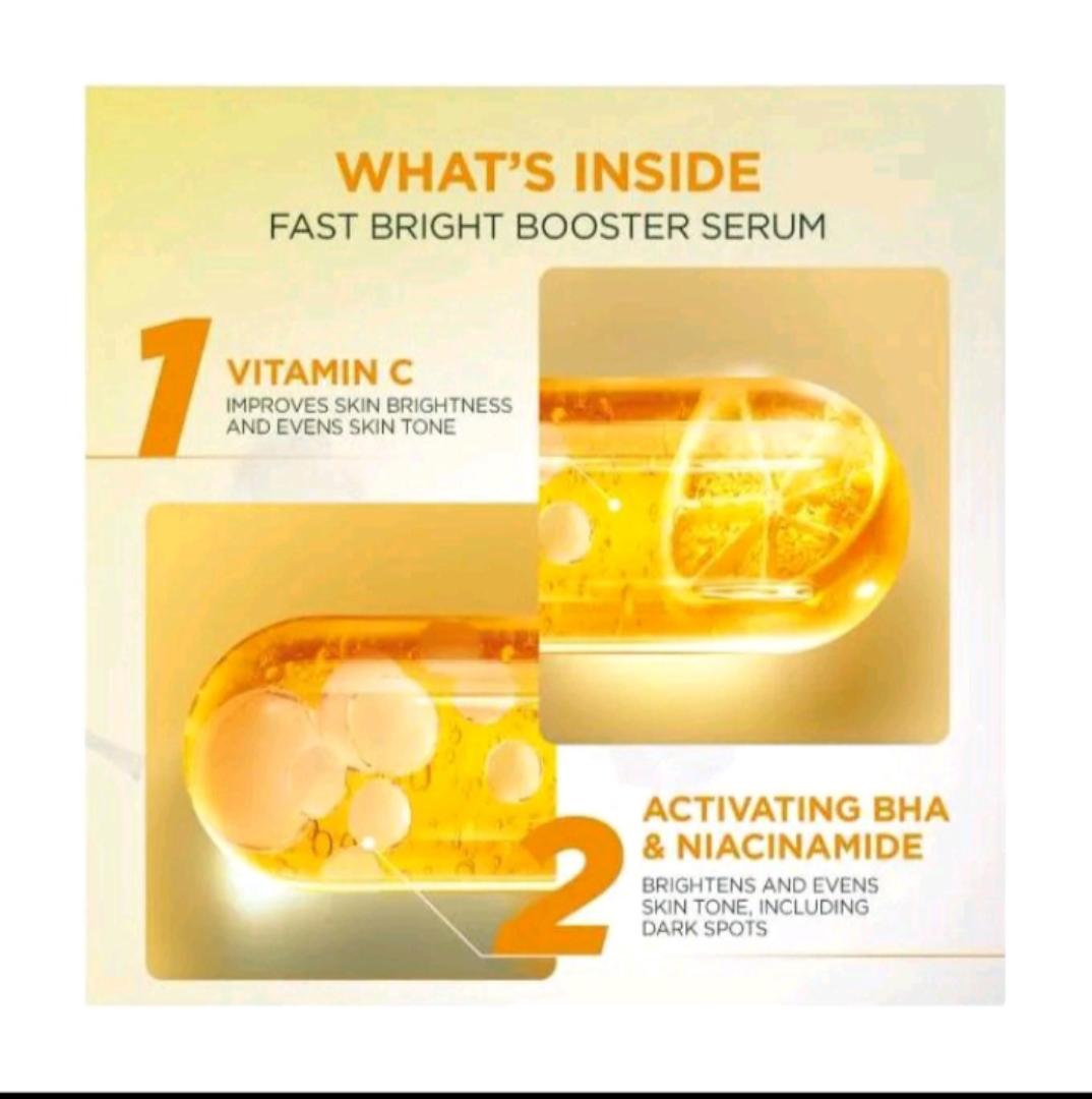 Garnier Even & Bright Booster Serum Vitamin c+ With Niacinamide+Salicylic Acid