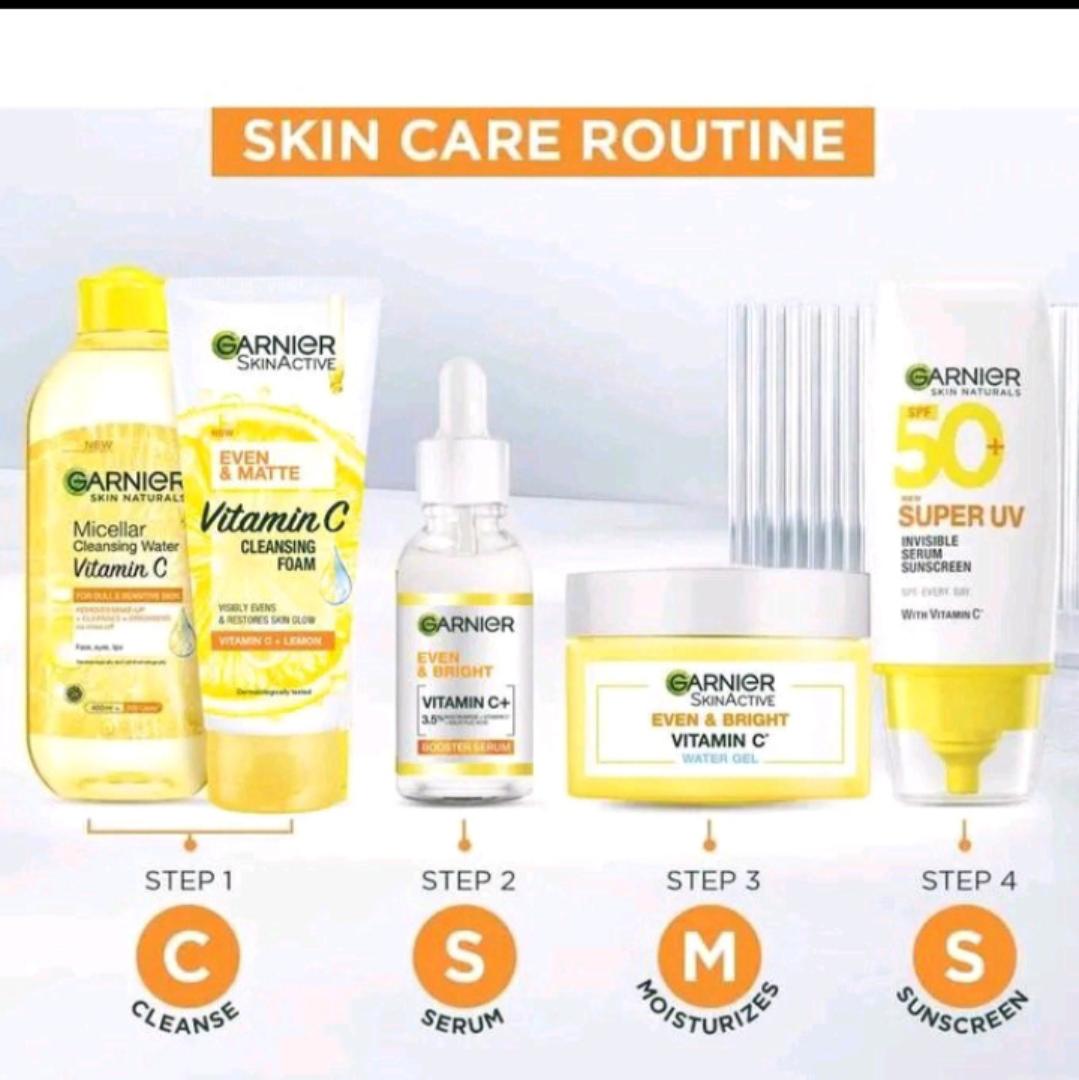 Garnier Even & Bright Booster Serum Vitamin c+ With Niacinamide+Salicylic Acid