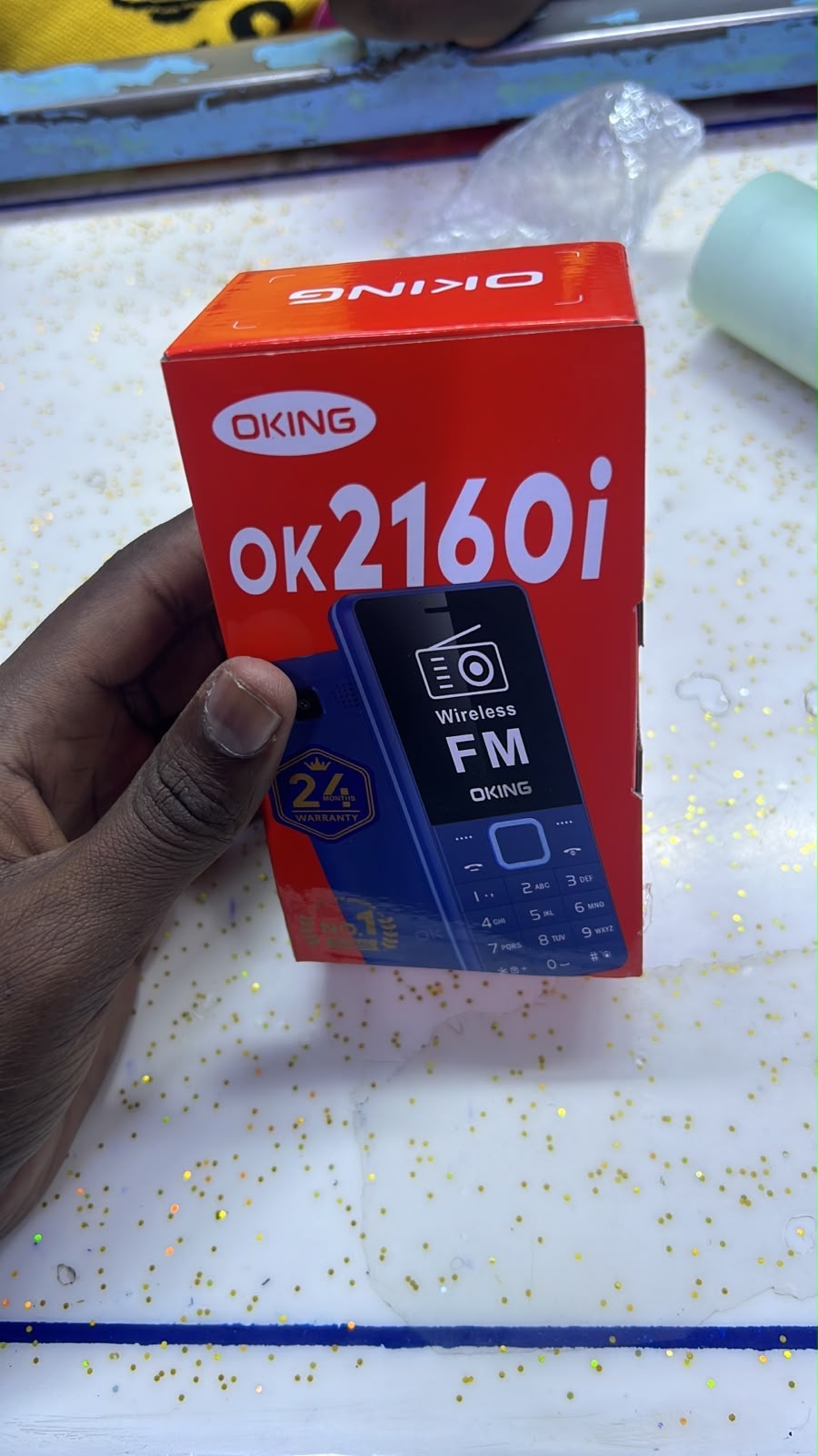 NEW ARRIVALS!! Oking 2160i , 1.77" inch display, 1000mAh, FM Radio, Torch, Tripple sim card  kabambe katululu WITH BIG BATTERY  feature button phone featured phones