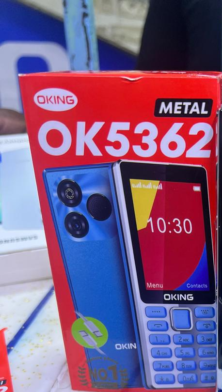 Oking OK5362 Metal Dual SIM Feature Phone WITH TORCH 1.77 inch dispaly Oking  kabambe katululu WITH BIG BATTERY  feature button phone featured phones