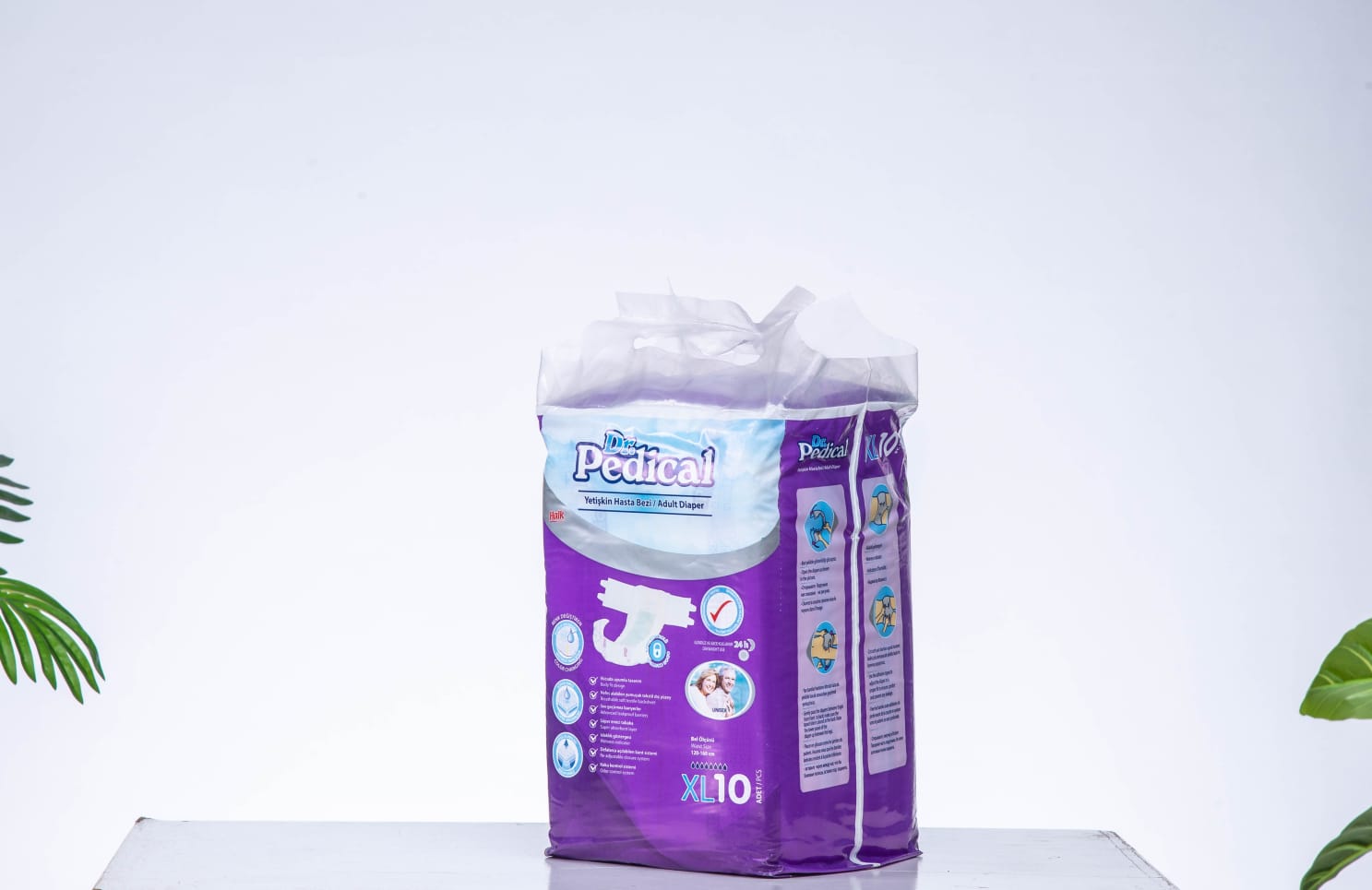 DR PEDICAL DISPOSABLE ADULT DIAPERS XL 10PCS IN A PACK