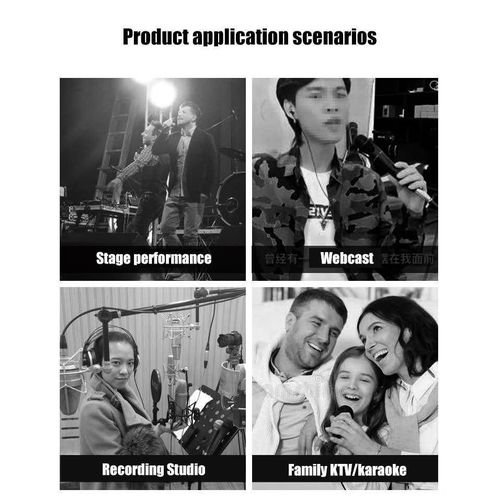 Condenser Microphone 48V Phantom Power Mic for Audio Interface Mixer Studio Recording Podcast Streaming Voice Over