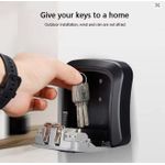 YWZX 4-digit password key cash storage box hidden key lock