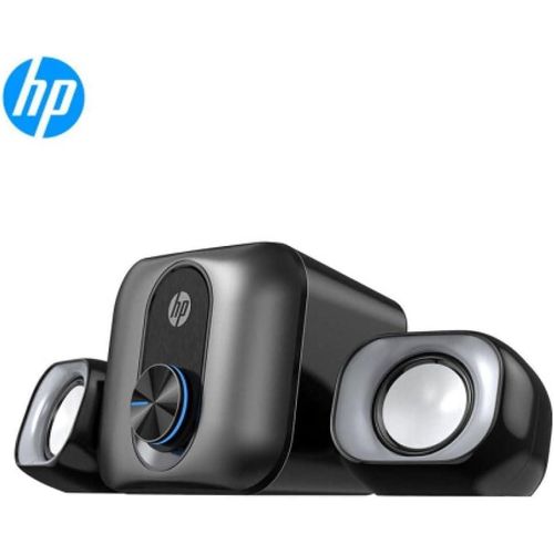 HP Dhs-2111S 2.1 Wired Mini Multimedia Speaker with 3.5 Jack Input - black