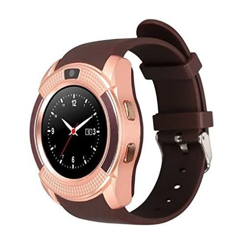 Y1 Bluetooth SPORT V8 Wrist Smartwatch GSM SD SIM CARD SLOT - Gold