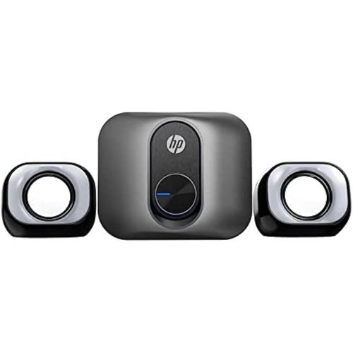HP Dhs-2111S 2.1 Wired Mini Multimedia Speaker with 3.5 Jack Input - black
