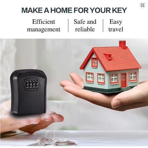 YWZX 4-digit password key cash storage box hidden key lock