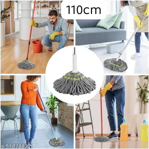 Make cleaning faster and easier with the Magic Spin Mop — a smart and efficient cleaning system designed to give your floors a deep, spotless shine with minimal effort. It features a 360° rotating mic