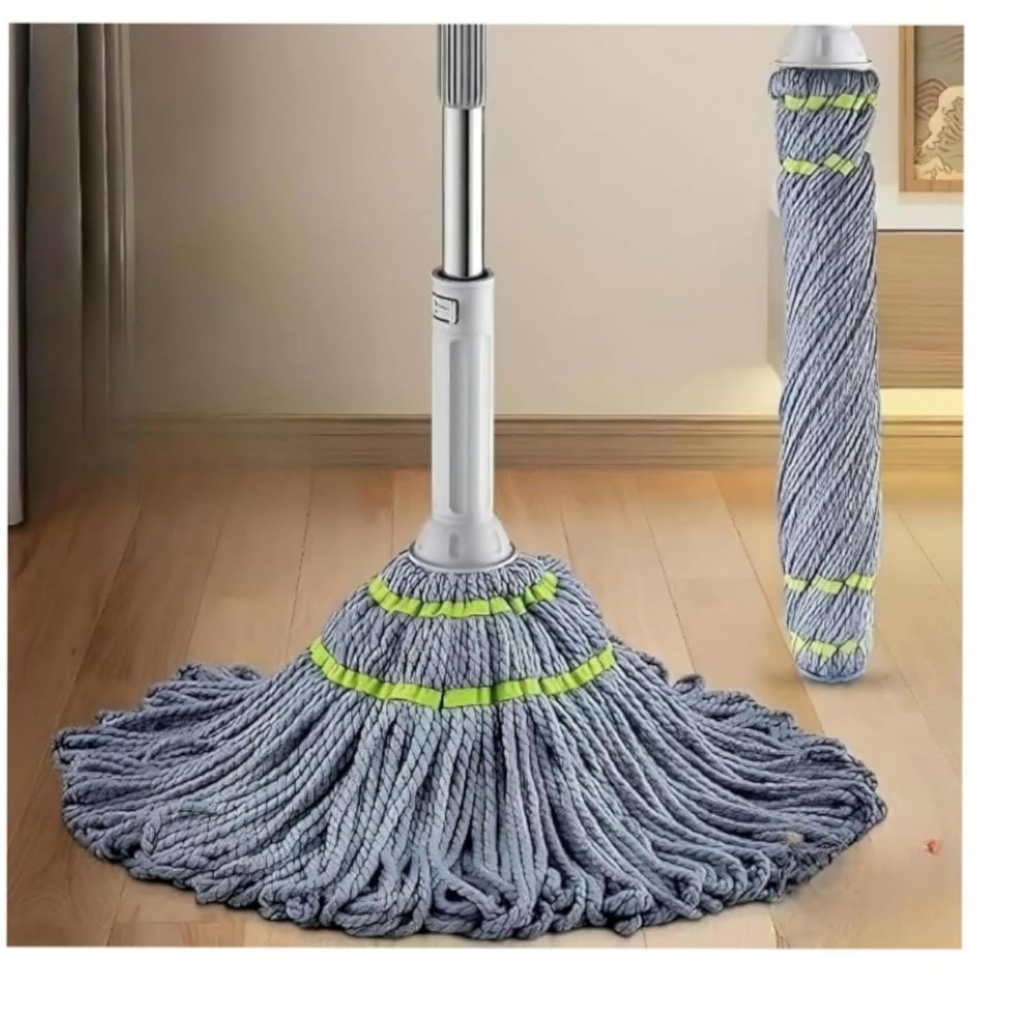 Make cleaning faster and easier with the Magic Spin Mop — a smart and efficient cleaning system designed to give your floors a deep, spotless shine with minimal effort. It features a 360° rotating mic