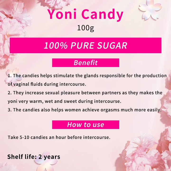 YONI CANDY/ PUNANI CANDY FOR VAGINAL DRIPPING AND LIBIDO BOOST FOR WOMEN