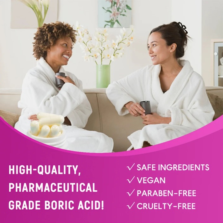 Boric acid suppositories 
Girly Care Boric Acid Suppositories