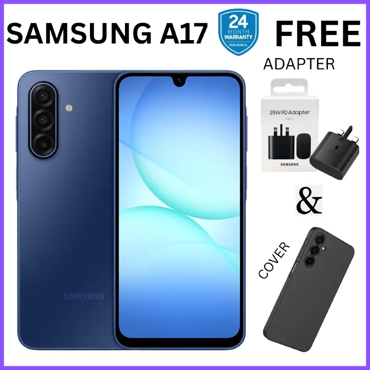 12TH ANNIVASARY!!!!![2-Year Local Warranty] Samsung Galaxy A17 128GB+4GB 6.7" Super AMOLED Display Mediatek Helio G99 50MP Triple Camera Android 15 IP54 Waterproof 5000mAh 25W Type-C AI Smart Phones
