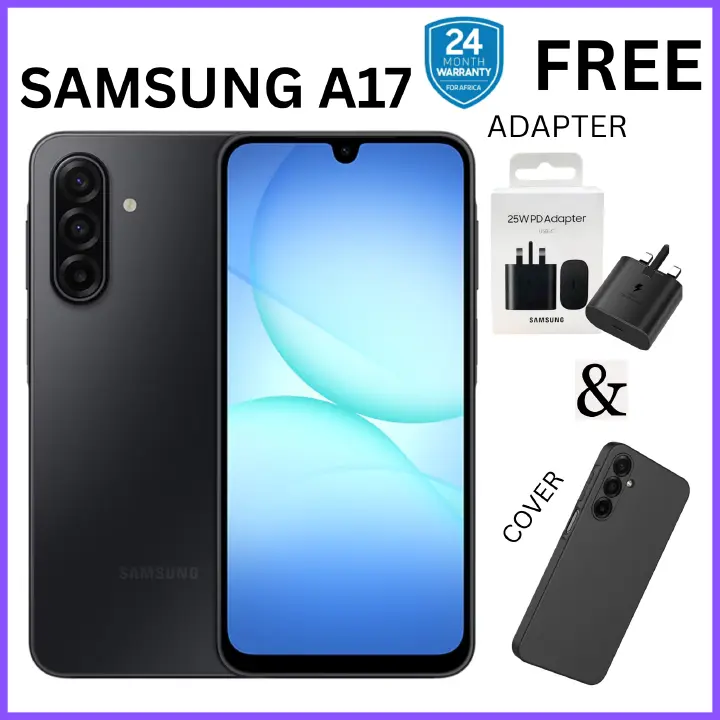 12TH ANNIVASARY!!!!![2-Year Local Warranty] Samsung Galaxy A17 128GB+6GB 6.7" Super AMOLED Display Mediatek Helio G99 50MP Triple Camera Android 15 IP54 Waterproof 5000mAh 25W Type-C AI Smart Phones