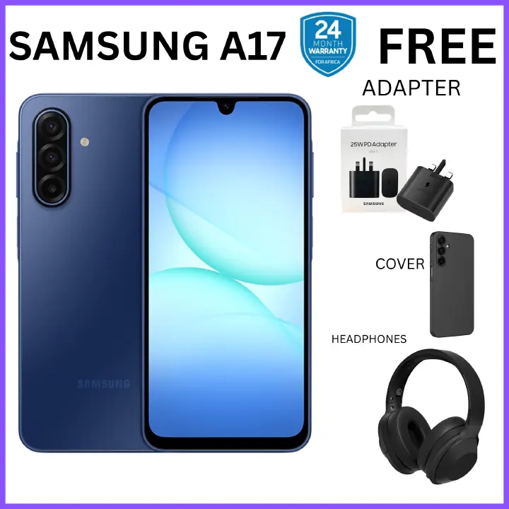 12TH ANNIVASARY!!!!![2-Year Local Warranty] Samsung Galaxy A17 256GB 6.7" Super AMOLED Display Mediatek Helio G99 50MP Triple Camera Android 15 IP54 Waterproof 5000mAh 25W Type-C AI Smart Phones
