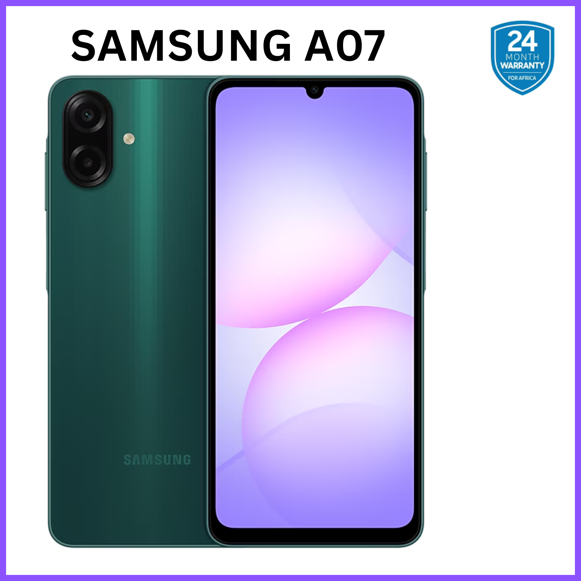 {ANNIVESARY SALES OFFERS}🔥🔥🔥!!Samsung Galaxy A07 128GB+4GB MTK Helio G99 6.7" 90Hz 50MP AI Camera 5000mAh 25W Android 15 IP54 Waterproof Type-C Charge Smart Phones 6X OS Upgrades phone