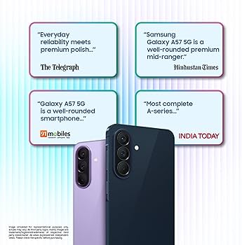Super Deal🔥🔥 Samsung Galaxy A57 5G 256GB+16(8+8)GB Super AMOLED+ 6.7" 120Hz Display e-SIM UnderDisplay Fingerprint (50+12+5)MP Camera 5000mAh Battery 45W IP68 Exynos 1680 Galaxy