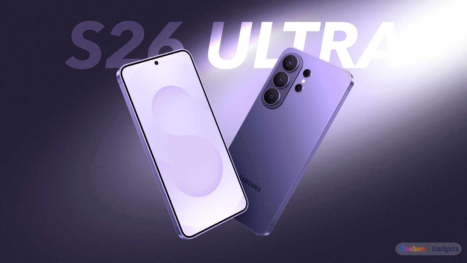 Samsung Galaxy S26 Ultra 256GB+12GB 6.9" Dynamic LTPO AMOLED 2X 120Hz Privacy Display (200+10+50+50)MP Rear Camera 5000mAh Battery 60W Wired 25W Wireless Charging Ultra-Sonic Fingerprint Smartphone