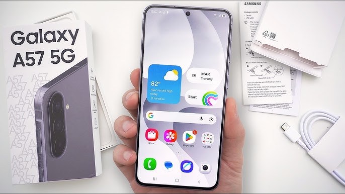 Super Deal🔥🔥 Samsung Galaxy A57 5G 256GB+16(8+8)GB Super AMOLED+ 6.7" 120Hz Display e-SIM UnderDisplay Fingerprint (50+12+5)MP Camera 5000mAh Battery 45W IP68 Exynos 1680 Galaxy