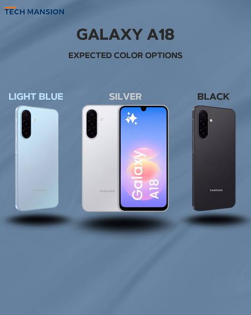 Brand New Samsung Galaxy A18 128GB+4GB 6.7" Super AMOLED Display Mediatek Helio G99 50MP Triple Camera IP54 Waterproof 5000mAh 25W Android 15 Type-C AI Smart Phones Samsung A18 phone