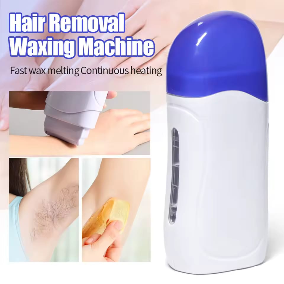 Portable Wax Heater Machine Rapid Heating Waxing Device Electric Hair Removal Wax Warmer Epilator Professional Salon Home Use Wax Melting Pot for Depilatory Waxing Treatment