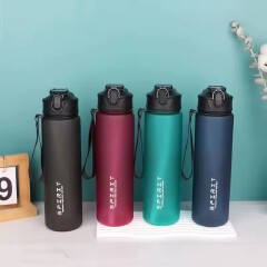 800ml Spirit Motivational Sports Water Bottle with Time Marker Leak-Proof BPA-Free Fitness Drinking Cup Portable Gym Outdoor Hydration Bottle for Running Travel and Daily Use