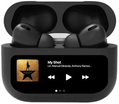 Original A9 Pro LED  Touchscreen Earpods ANC/ENC Wireless Earbuds Bluetooth 5.3 Earphones App Noise-canceling Earpods Call Headphones Waterproof Sports Gaming Touch Screen Headset