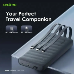 Oraimo Power Bank  30000mAh 27000mAh 10000mAh 15W Fast Charging Type-C Port Portable External Battery for Smartphones Smart Phones Tablets Laptops & Accessories Multi-Layer Protection Slim  PowerBank