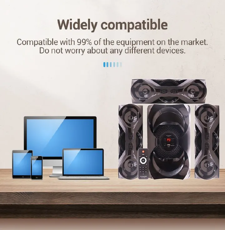 Tagwood 631F 3.1CH Woofer Subwoofer Bluetooth Cinema Home theater System Bluetooth Hi-Fi Speaker Speaker System Speaker bass speaker woofer BT/USB/SD/FM