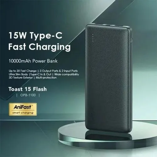 Oraimo Power Bank  30000mAh 27000mAh 10000mAh 15W Fast Charging Type-C Port Portable External Battery for Smartphones Smart Phones Tablets Laptops & Accessories Multi-Layer Protection Slim  PowerBank
