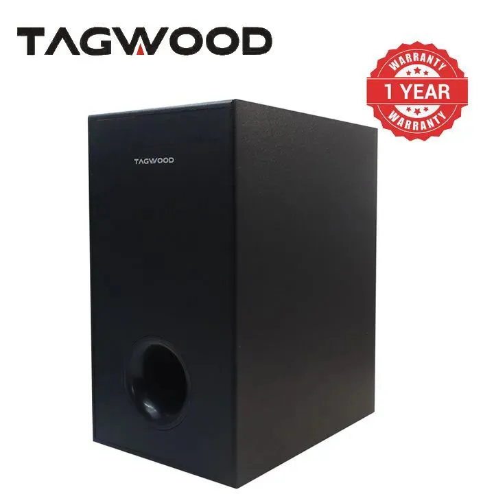 Tagwood 12000W 2.1CH Multimedia Bluetooth Woofer Speaker System Subwoofer Soundbar BT/USB/SD/FM AC/DC System Soundbar with Remote Control S2 Speaker bass Soundbar system Sound bar system