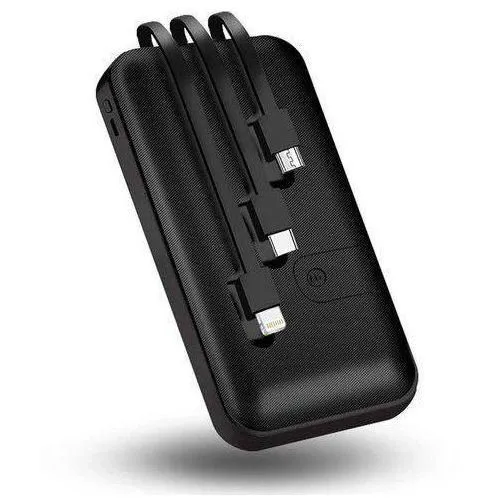 Excellent Power Bank 20000mAh 12000mAh & 10000 Cable Charger PowerBank Charging Cables For ALL Phones Supports FAST Charging High Power Capacity; 20,000mAh Best for travellers and heavy phone