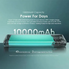 Oraimo Power Bank  30000mAh 27000mAh 10000mAh 15W Fast Charging Type-C Port Portable External Battery for Smartphones Smart Phones Tablets Laptops & Accessories Multi-Layer Protection Slim  PowerBank
