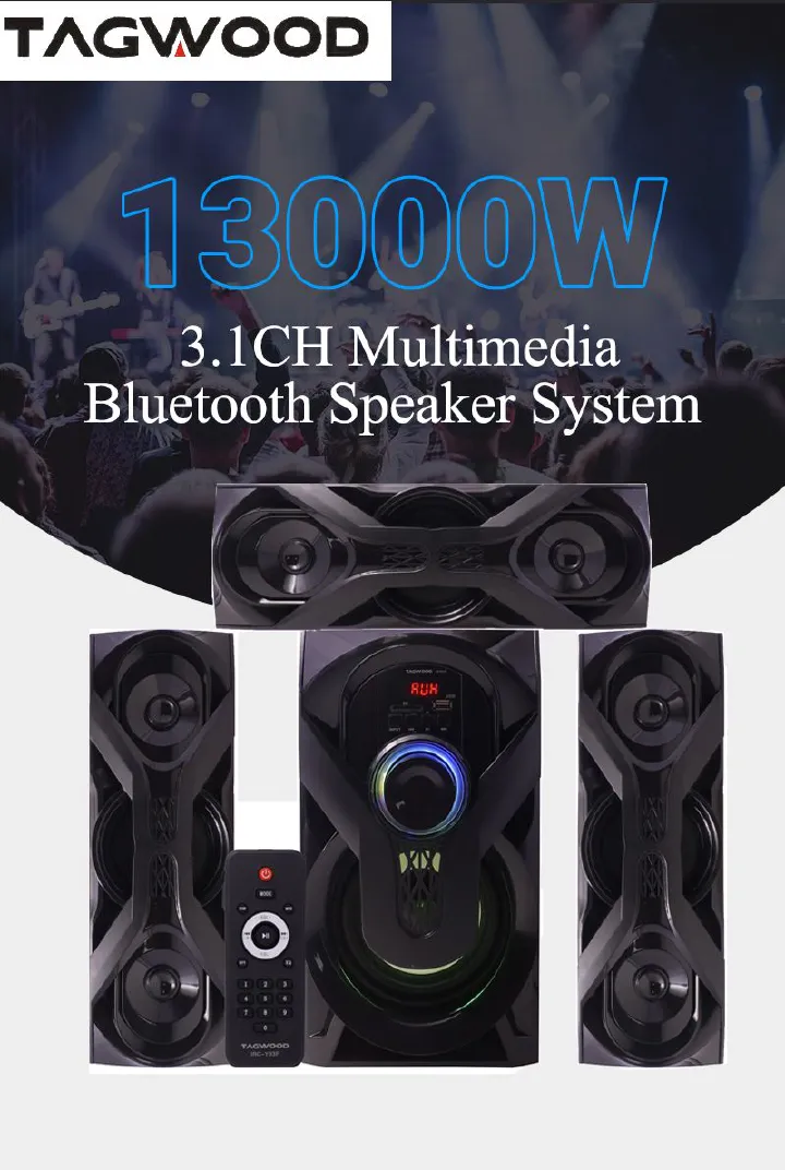 Tagwood 13000W 631H 3.1CH Woofer Subwoofer Bluetooth Cinema Home theater System Bluetooth Hi-Fi Speaker Speaker System woofer