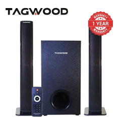 Tagwood 7500W 2.1CH Multimedia Bluetooth Woofer Speaker System Subwoofer Soundbar Sound Bar BT/USB/SD/FM Subwoofer Home Audilo System Soundbar with Remote Control S1 Speaker bass